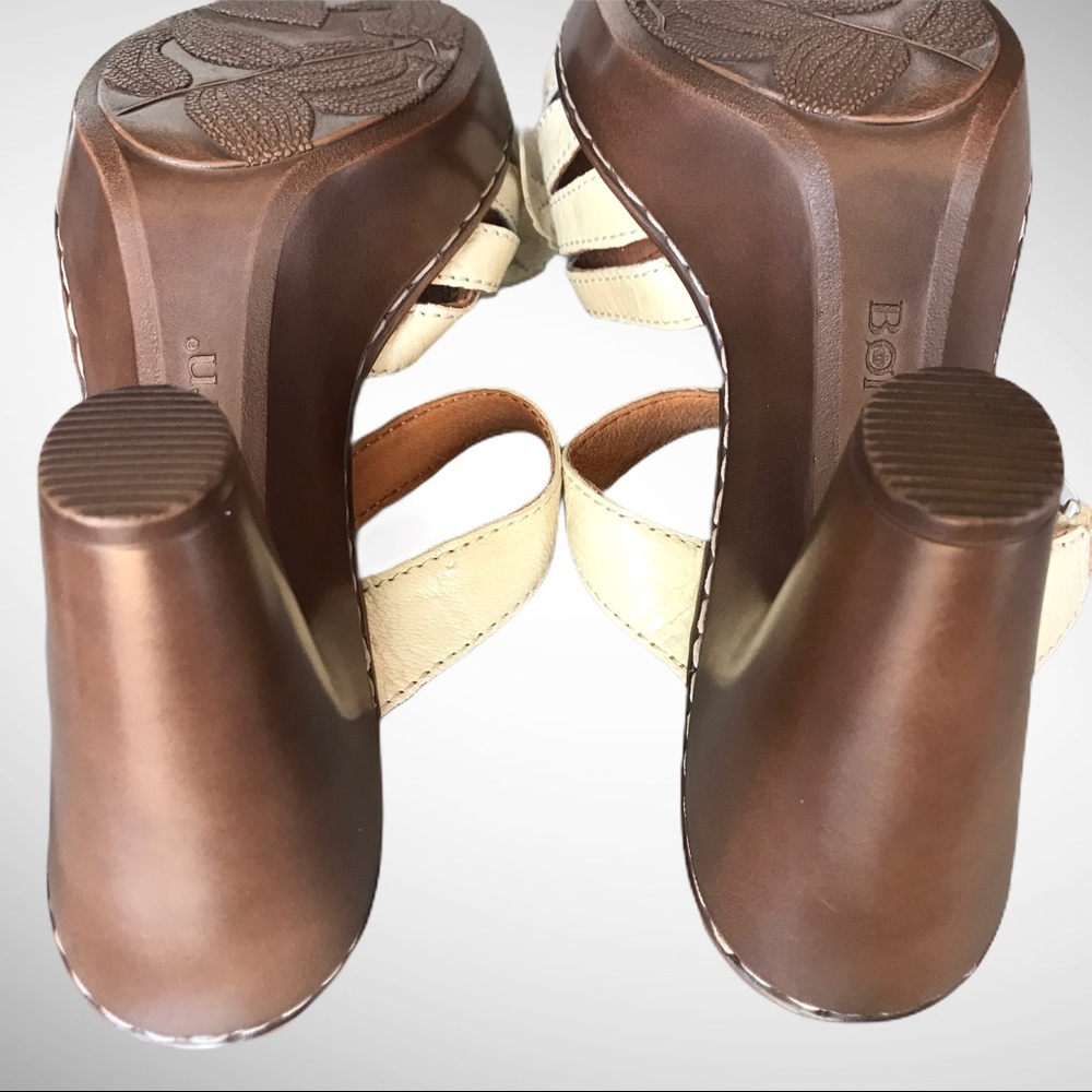 Born Leather Platform Heels - 8M - Picture 6 of 7